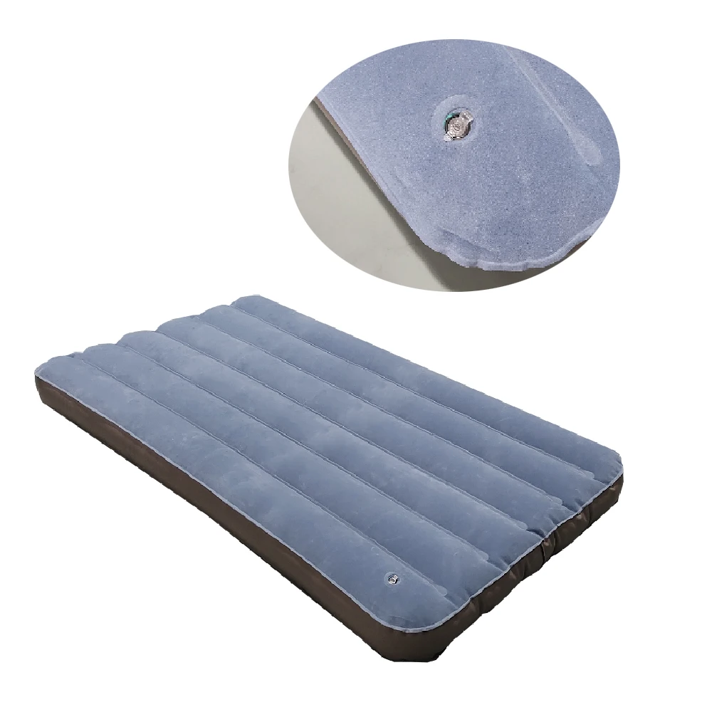 Portable Blow Up Mattress Sleeping Bed Cot with Security Bed Rails and Electric Pump Ideal for Road Trip Camping Sleepovers