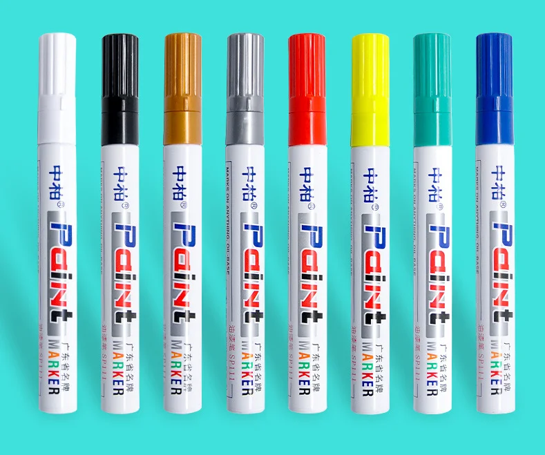 12 colors journal pens magic shimmer artistro glitter happystone painting - acrylic paint marker markers 0,7