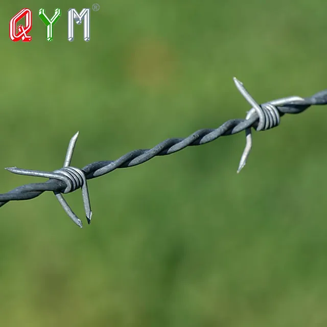 Забор из колючей проволоки для фермы используется