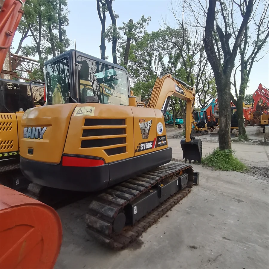 China made Quality used original excavator6ton SANYo SY60C/75C/75C-9/95C/95C-9  crawler used excavator
