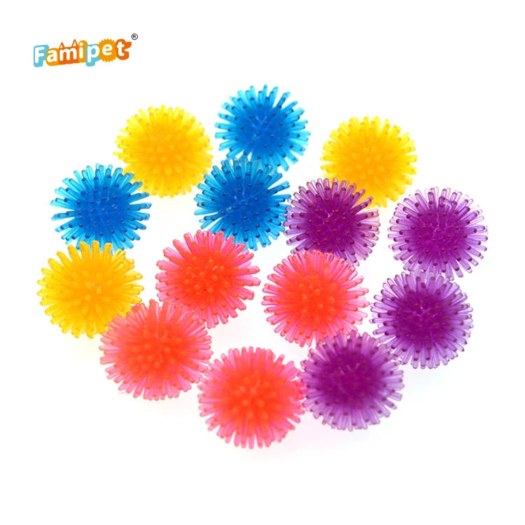 Manufacturer Wholesale Interactive Elastic Rubber Cat Toy Ball