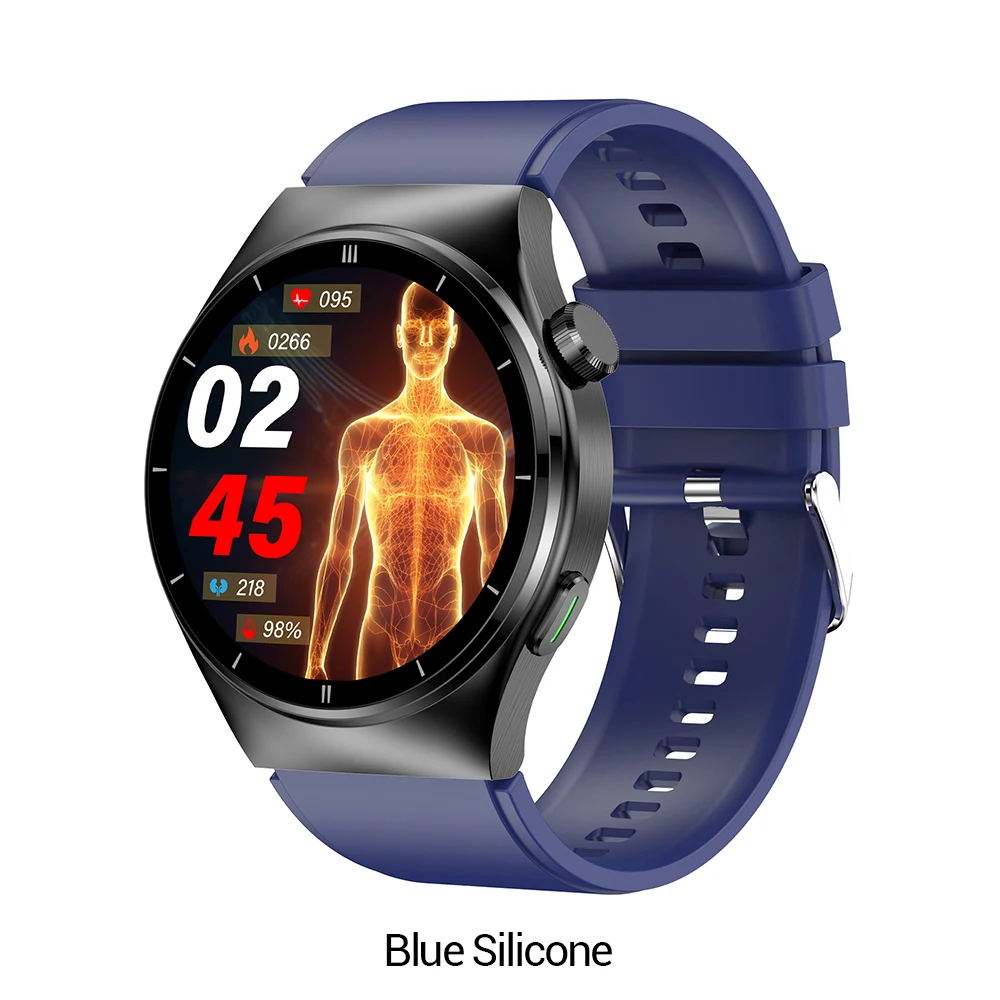2024 Latest Health Smart Watch F320 with Laser Therapy Phone Call Blood Glucose Uric Acid and Lipid Monitoring Health Watch