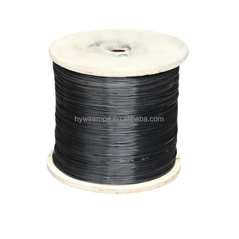 Durable Nylon Pvc Plastic Coated Steel Wire Rope For Safety