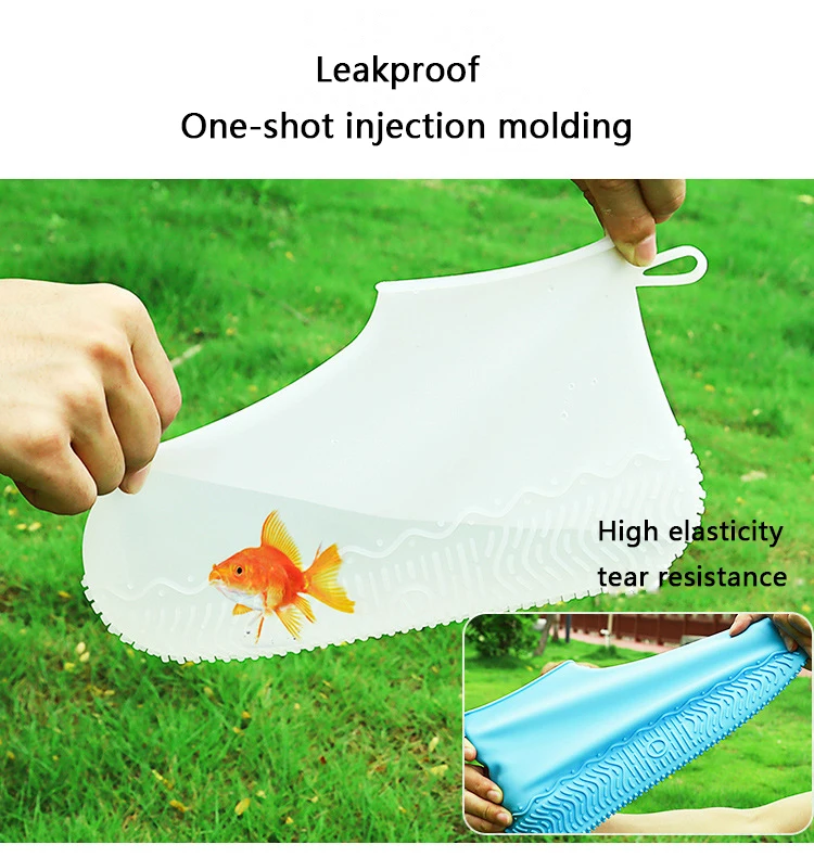 2021 Hot Wholesale Price Sale Waterproof Anti Slip Wear-resistant Rubber Silicone Protective Rain Shoe Cover