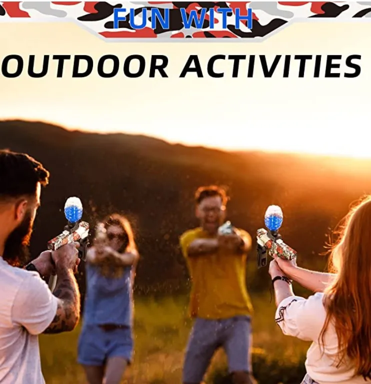 Gel Ball Electric Blaster,Splat R with Water Bead Ball, Eco-Friendly Gellets The Next Evolution in Backyard Fun and Outdoor Game