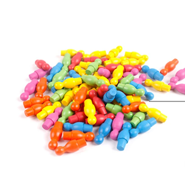 Chess Games Educational Toys Wooden Checkers 2020 New for Child Men Unisex Women Design 2 in 1 Checkers Games with Board Picture