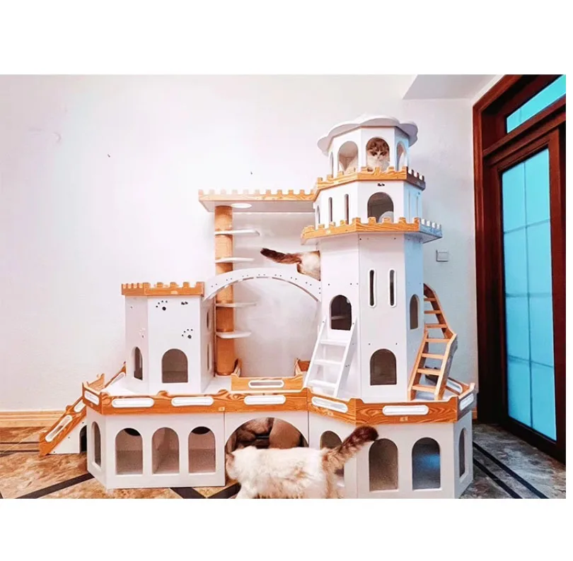 Customized Little Pet Shop Interior Cat House For Outside