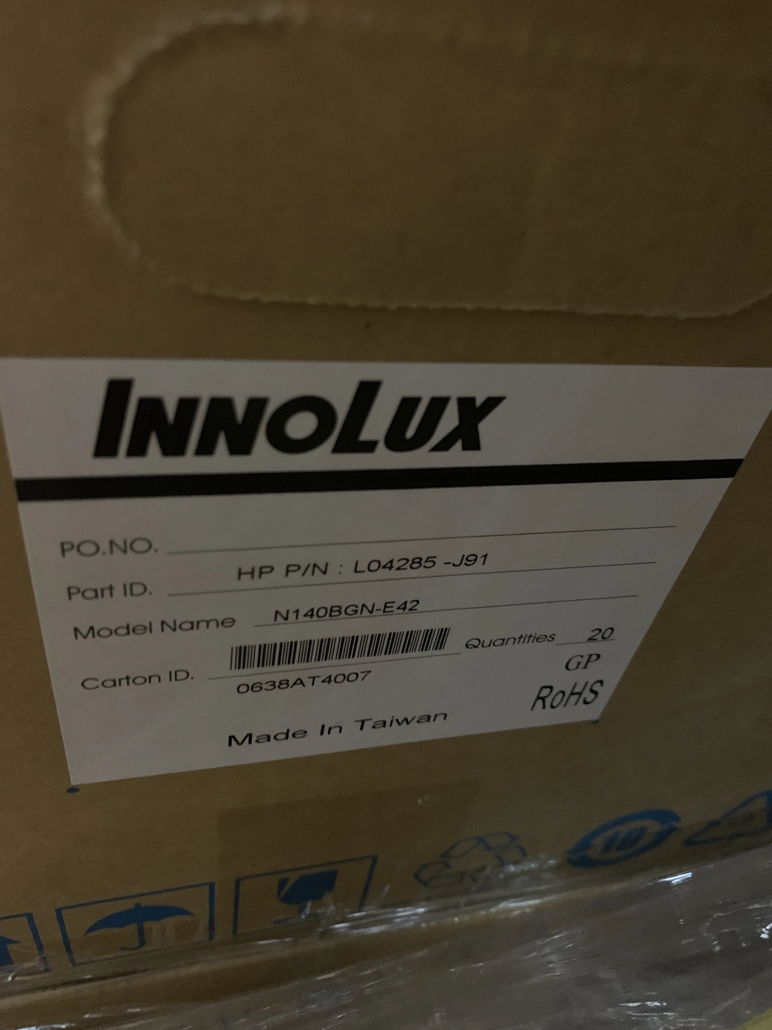 В наличии 14 0 ЖК-экран N140BGN-E42 подходит B140XTK01.0 P/N L04289-J91 для Lenovo