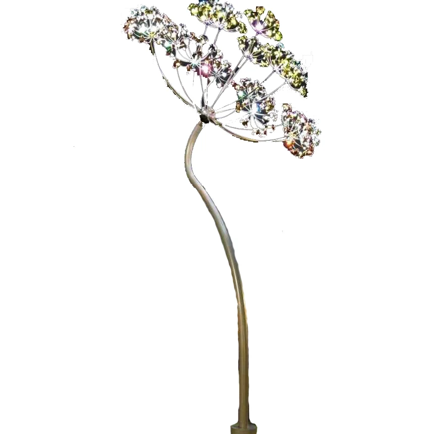 Large size outdoor led street  3D Butterfly Tree Motif Lights for holiday decoration