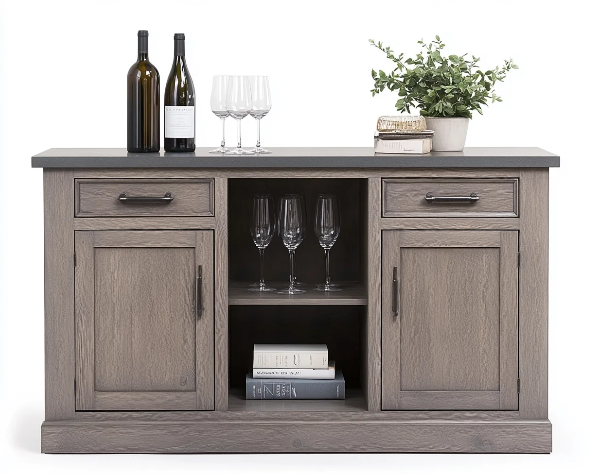 Luxury Home Bar Cabinet Wood Furniture Living Room Wine Cabinet Wine Storage Sideboard