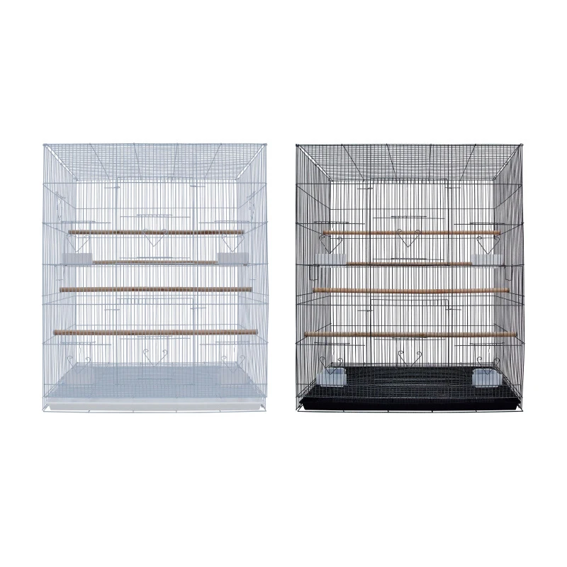 45*76*90cm multi food boxes design large size  parrot budgie canary cage detachable pet birds house