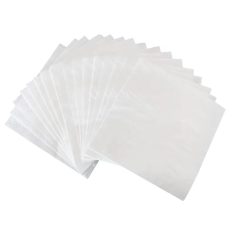 Wholesale custom disposable restaurant beverage napkins virgin wood pulp white paper napkins