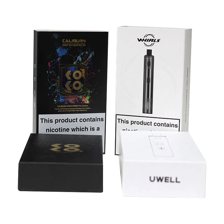 
Wholesale Custom Electronic Products E-cigarette Rectangle Packaging Gift Box 