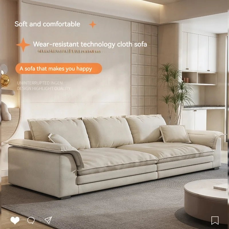 YOUTAI Modern Italian Design Living Room Furniture Genuine Leather Sofa