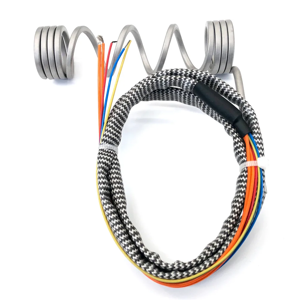 Nozzle injection molding machine Hot runner coil heater with thermocouple ,electric heater ,Heating Element