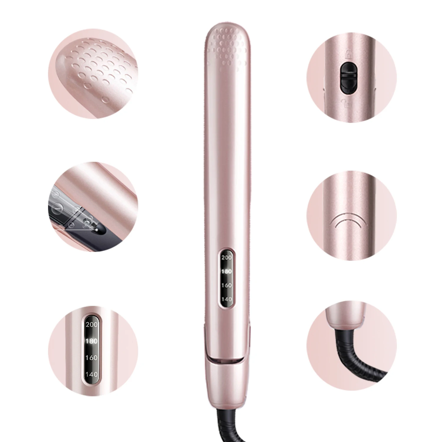 2022 NEW ARRIVAL Ionic Flat Iron Hair Straightener and Curler OEM China Factory Wholesale Hair Straightener Ceramic Flat Iron