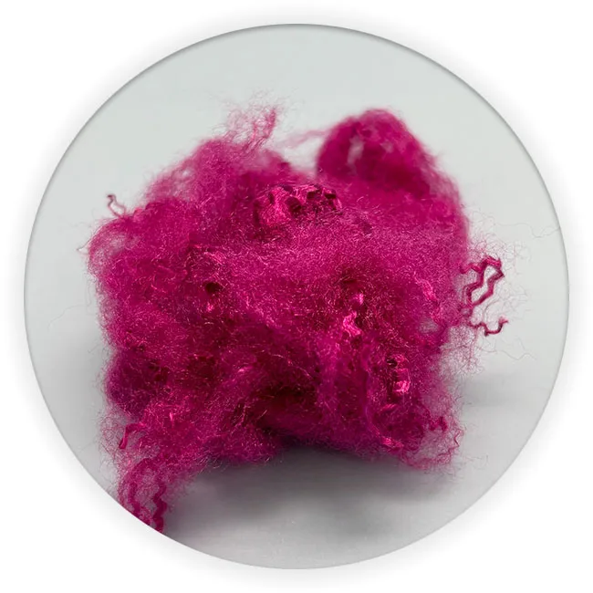 Good 2.5D triangle virgin polyester staple fiber for spinning