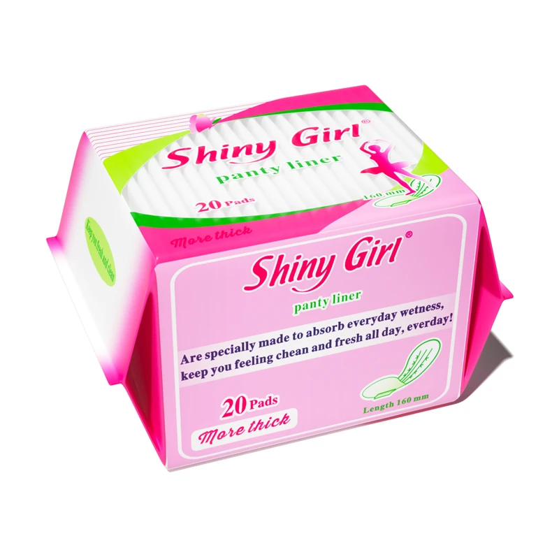 Herbal Oxygen Panty Liners Wingless Shape Breathable Feature Organic Sanitary Pad Napkin for Women Lady herbal panty liner