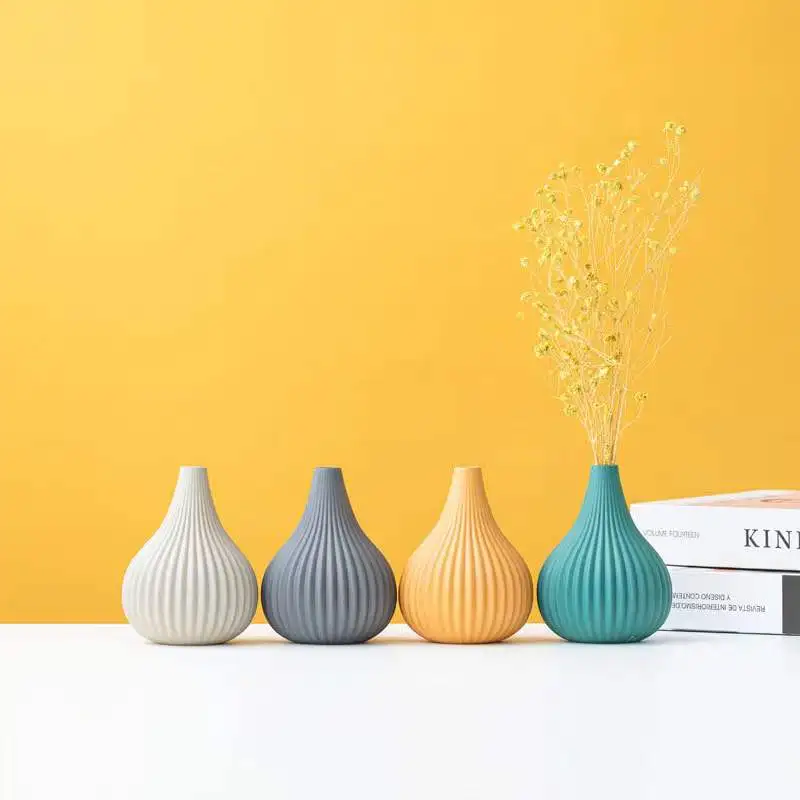 Customized Modern Ceramic Flower Vase Porcelain Vases Ceramic Home Decor Colorful Ornaments For Living Room