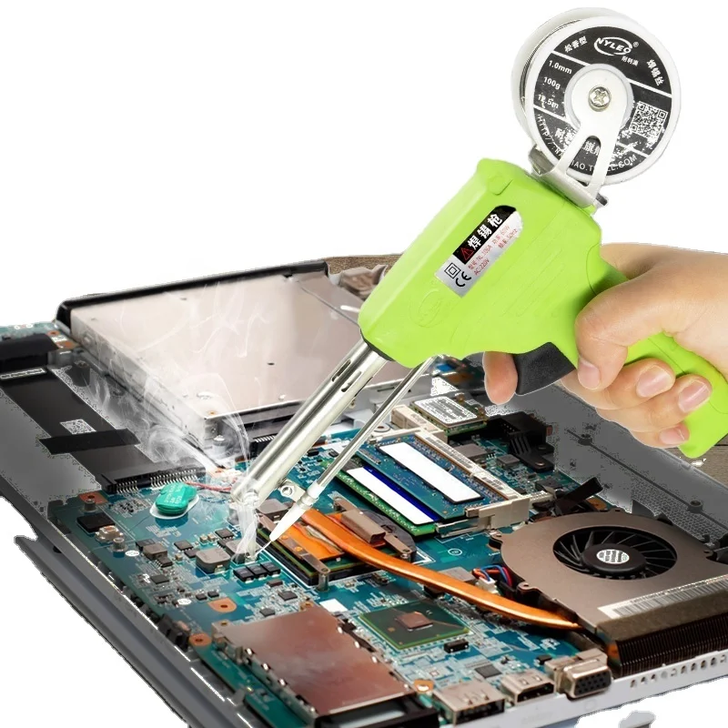 220V 60W Portable Automatic Send Tin Electrical Soldering Iron Gun Welding Tool Pistol Grip