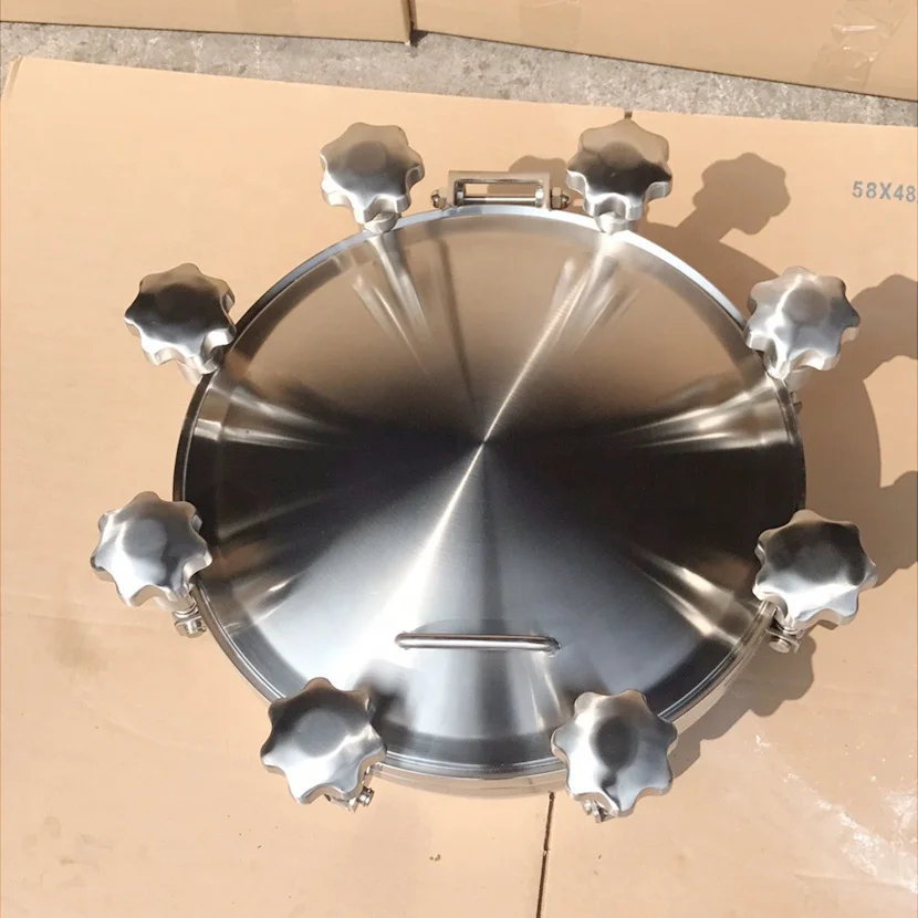 400mm Stainless Steel Circular round pressure Manhole cover