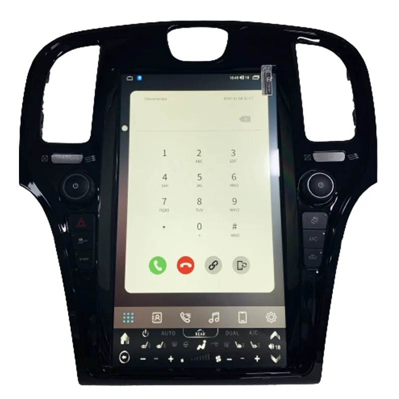 13.6 inch Car Navi Android Tesla Style Touch Screen Auto Radio for Chrysler 300 c 2013 - 2023 With Reversing Camera