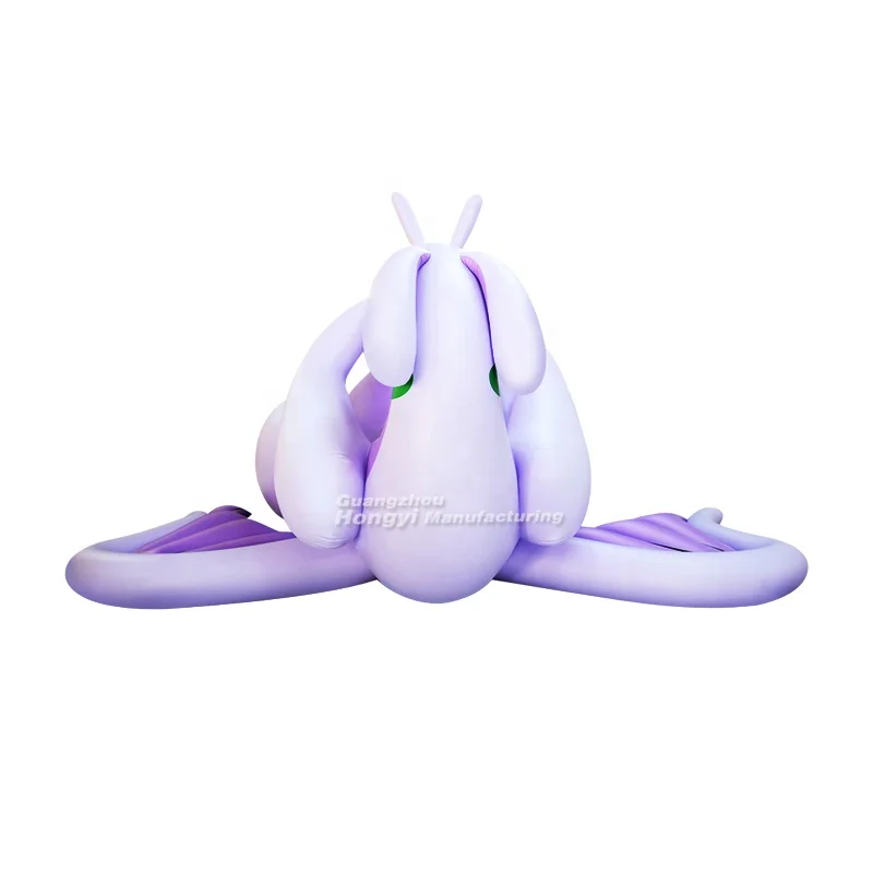 Party Supplies Purple Pink SPH Inflatable Advertising Toy Laying Dragon