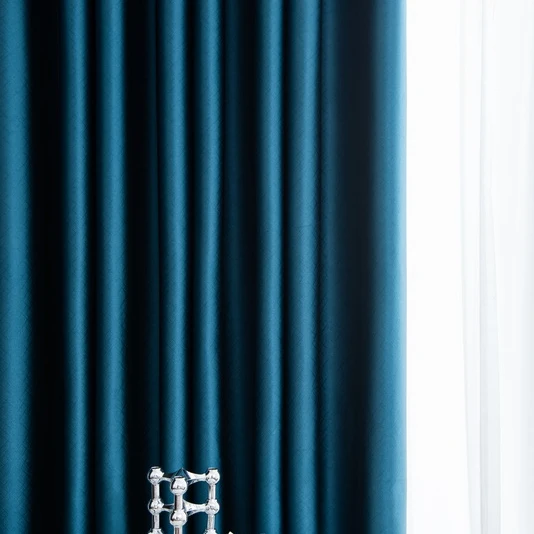 wholesale thermal insulated emboss plain color window blackout curtain & drapes