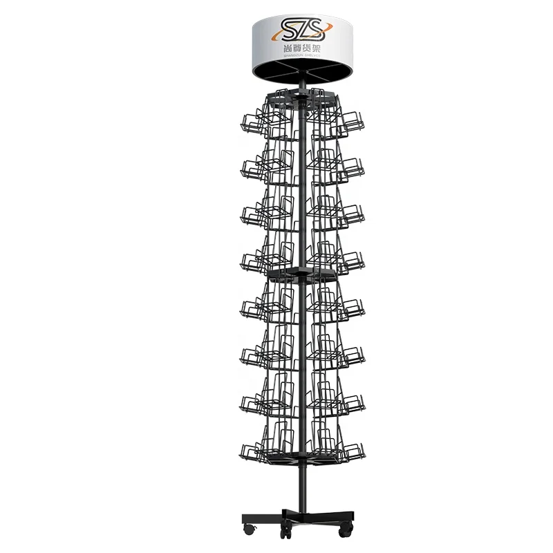 floor used cheap american greeting cards rack wholesale gift card metal rotating display racks