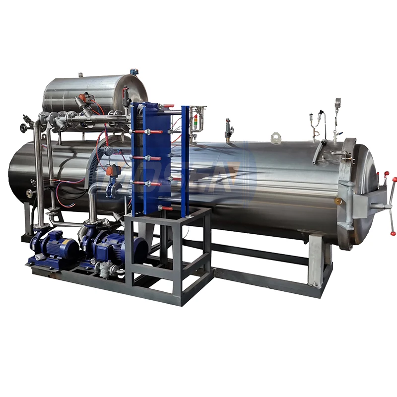 canned food/glass jars/ retort pouch food sterilizer autoclave