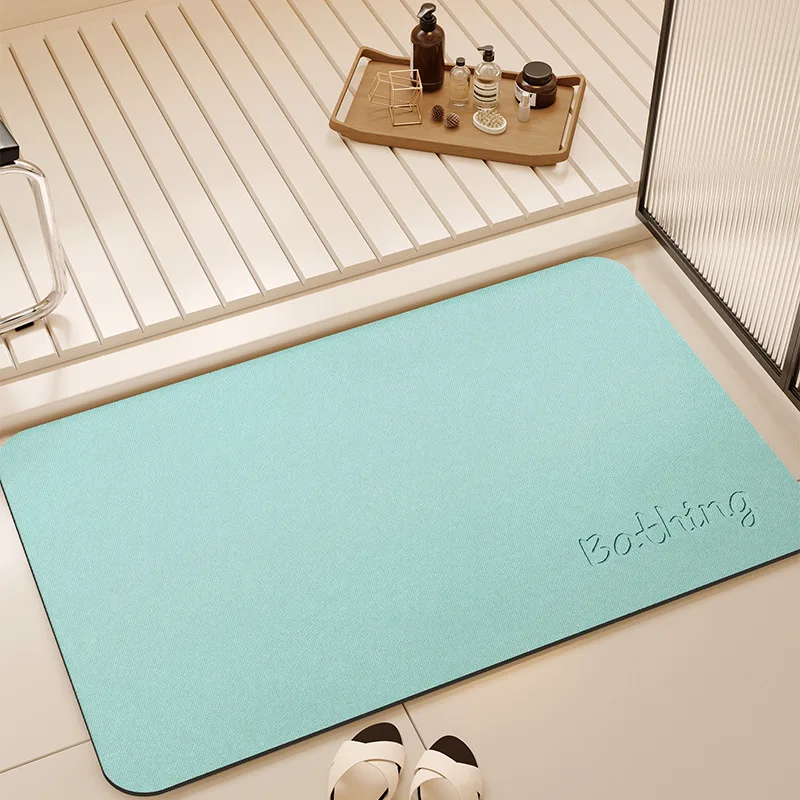 Lifestyle Water Absorbent Quick Drying Eco-Friendly Multi Colors Stone Bath Mat For Bathroom