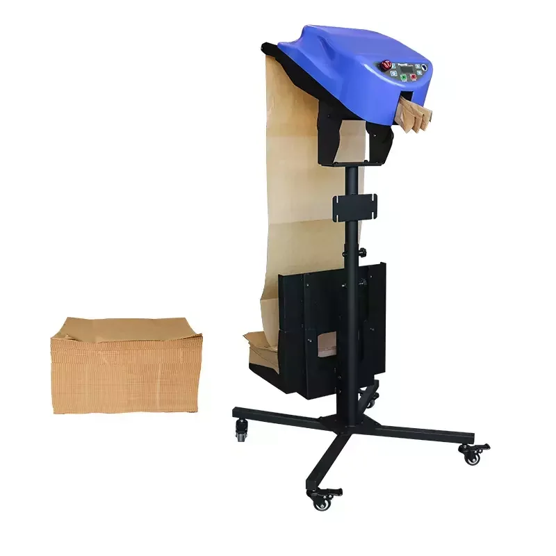Floor Standing Type Automatic Paper Cushion Machine Kraft Paper Pad Folding Packing Machine,Kraft Paper Void Fill Machine