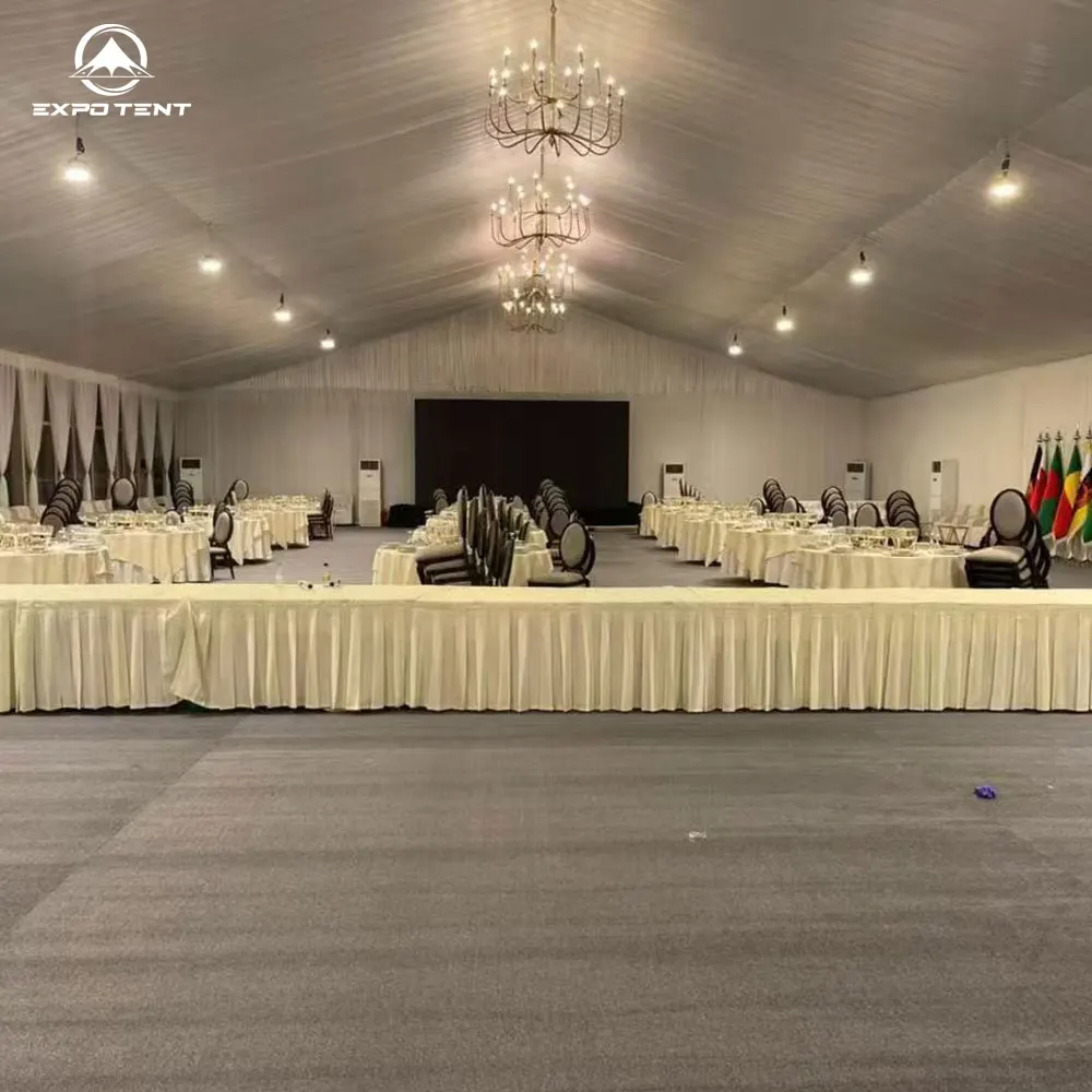Big Outdoor Commercial Waterproof  Tent Outdoor Tents For Event Wedding rentals