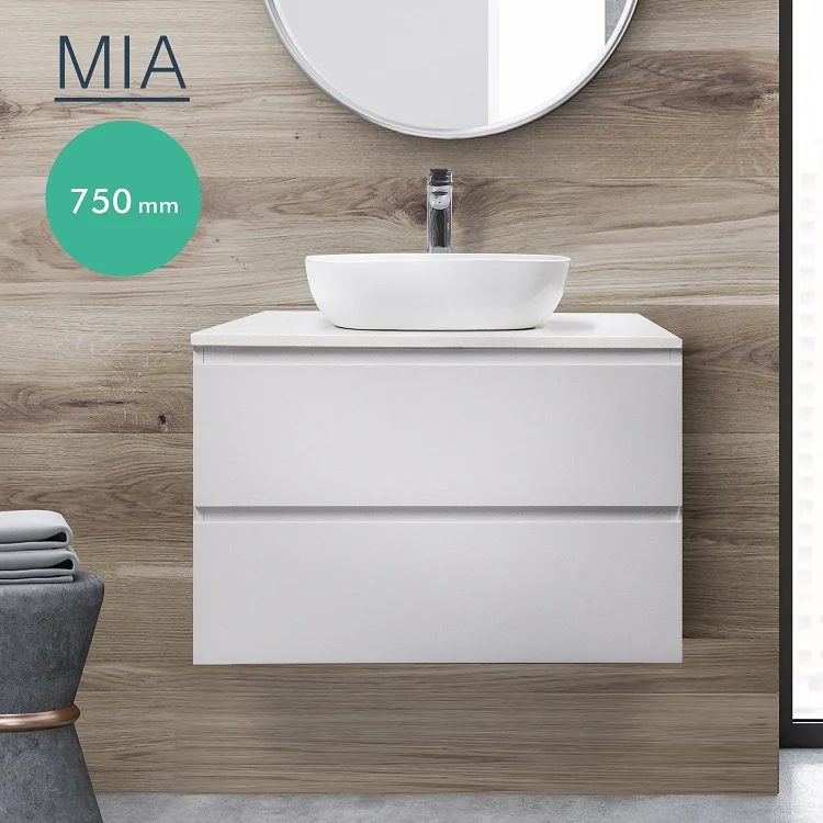 Australia Style High-quality imports vanity luxury mdf  pvc plywood modern bathroom cabinet