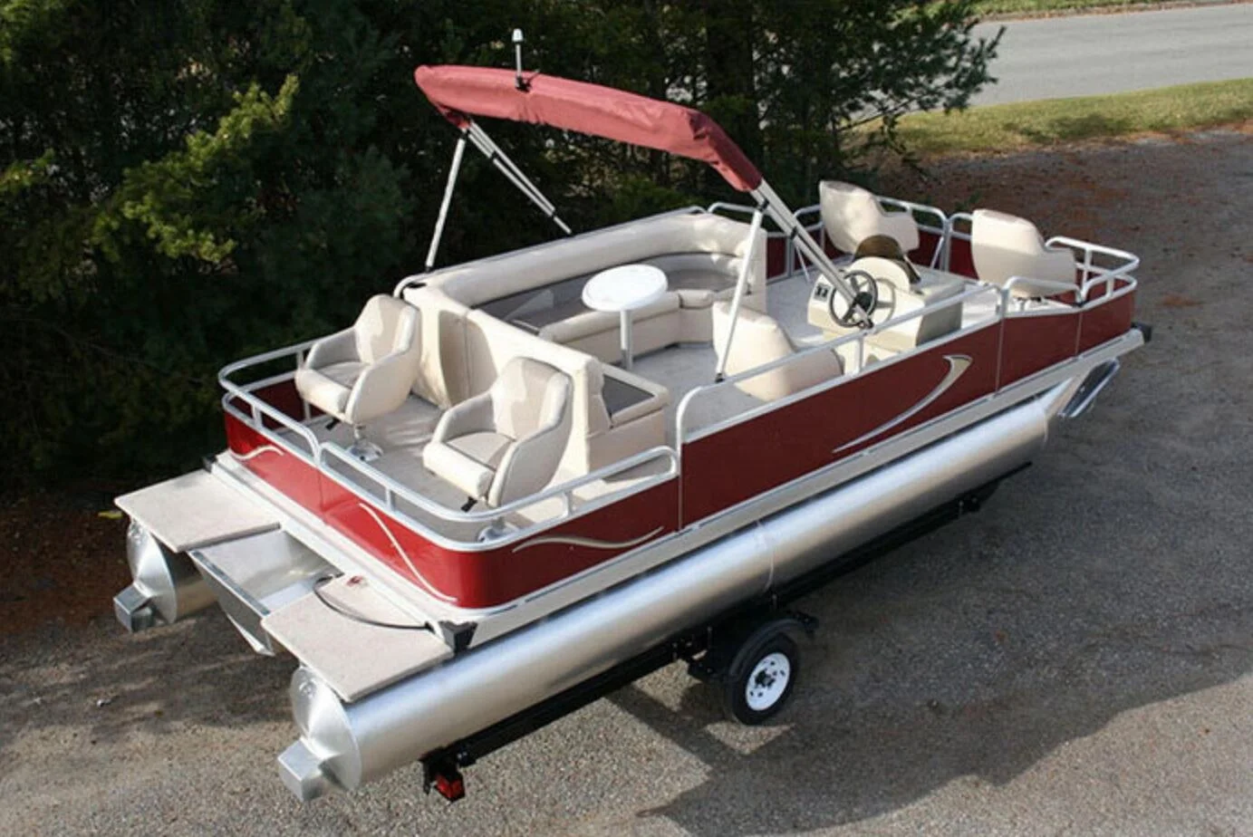 Top-Pleasure Boat pontoon boat  aluminum fishing