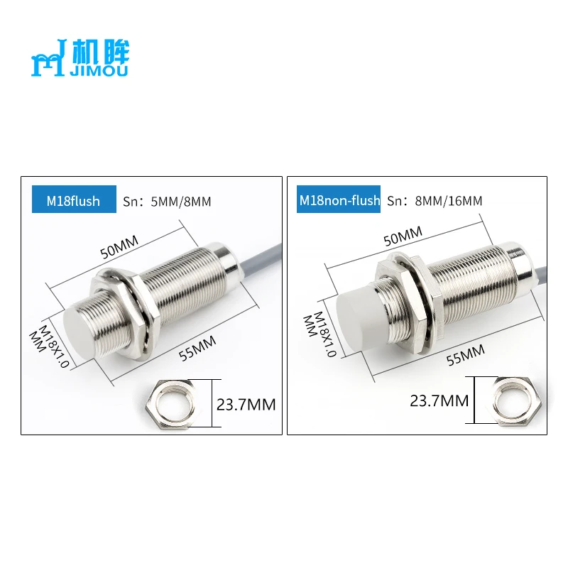 M18 NPN PNP magnetic Inductive proximity sensor switch detect metal for detect metal object