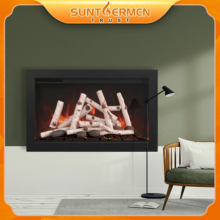 White Birch Wood Best Ceramic Logs for Bioethanol Fires