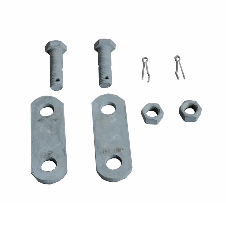 Dip Hot Galvanized Steel Electric Power Fittings Parallel Clevis Pole Line Hardware Wedge Clamp (1600512880923)