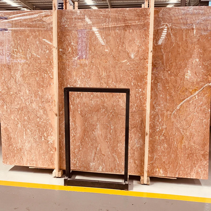 AST OEM/ODM orangepeel red marmo baldosa high-quality stone best popular marble wall/floor tiles for bathroom walls