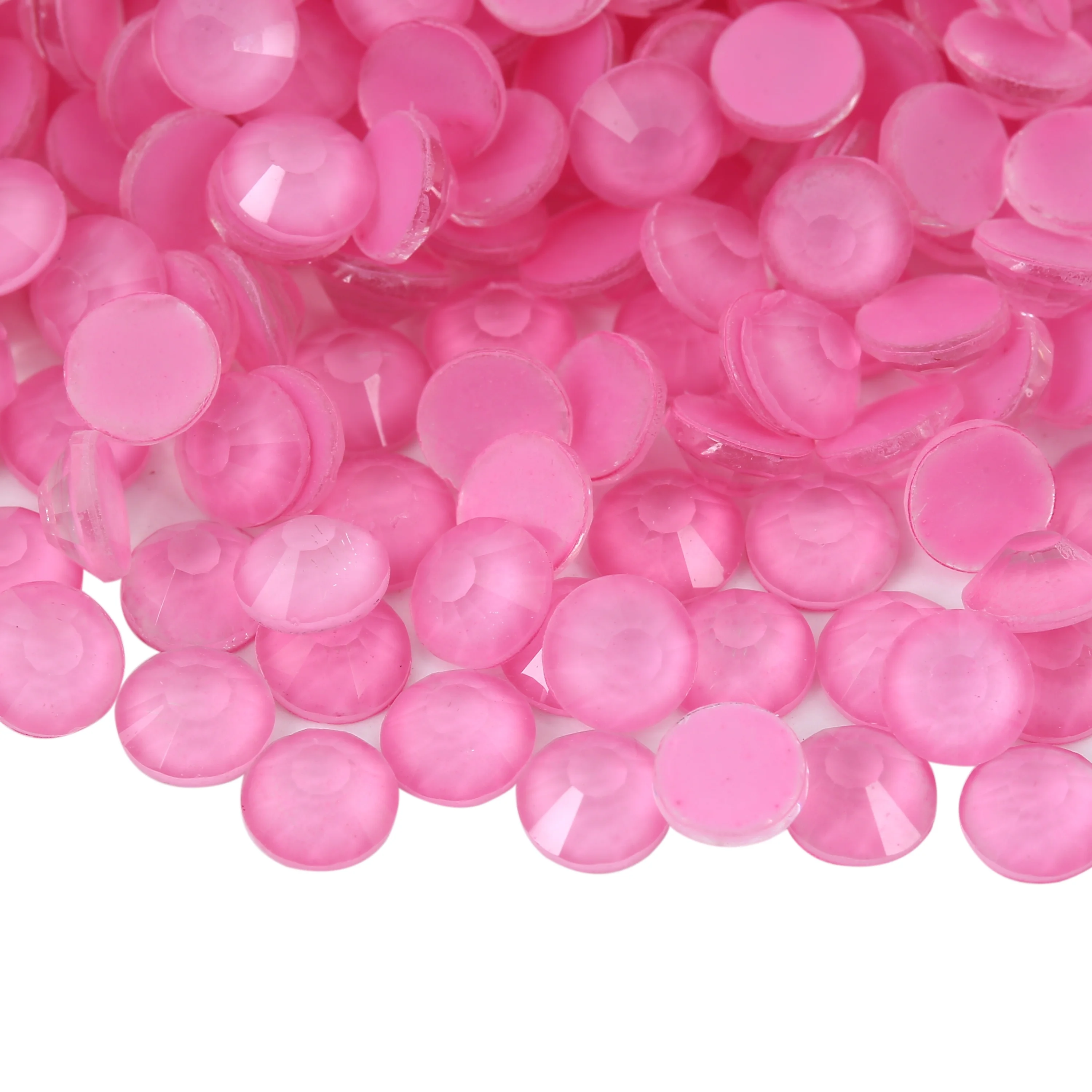 Meiyin Meilin Fluorescence Neon Glass Rhinestones non hotfix Flat back jelly luminous Rhinestone Bulk for DIY Mugs Craft