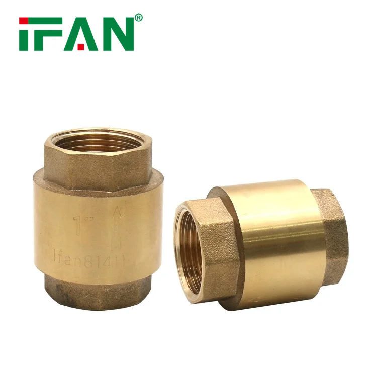IFAN High Pressure Brass Swing Check Valve 1 inch Non Return Check Valve Prevent Backflow Brass Check Valve