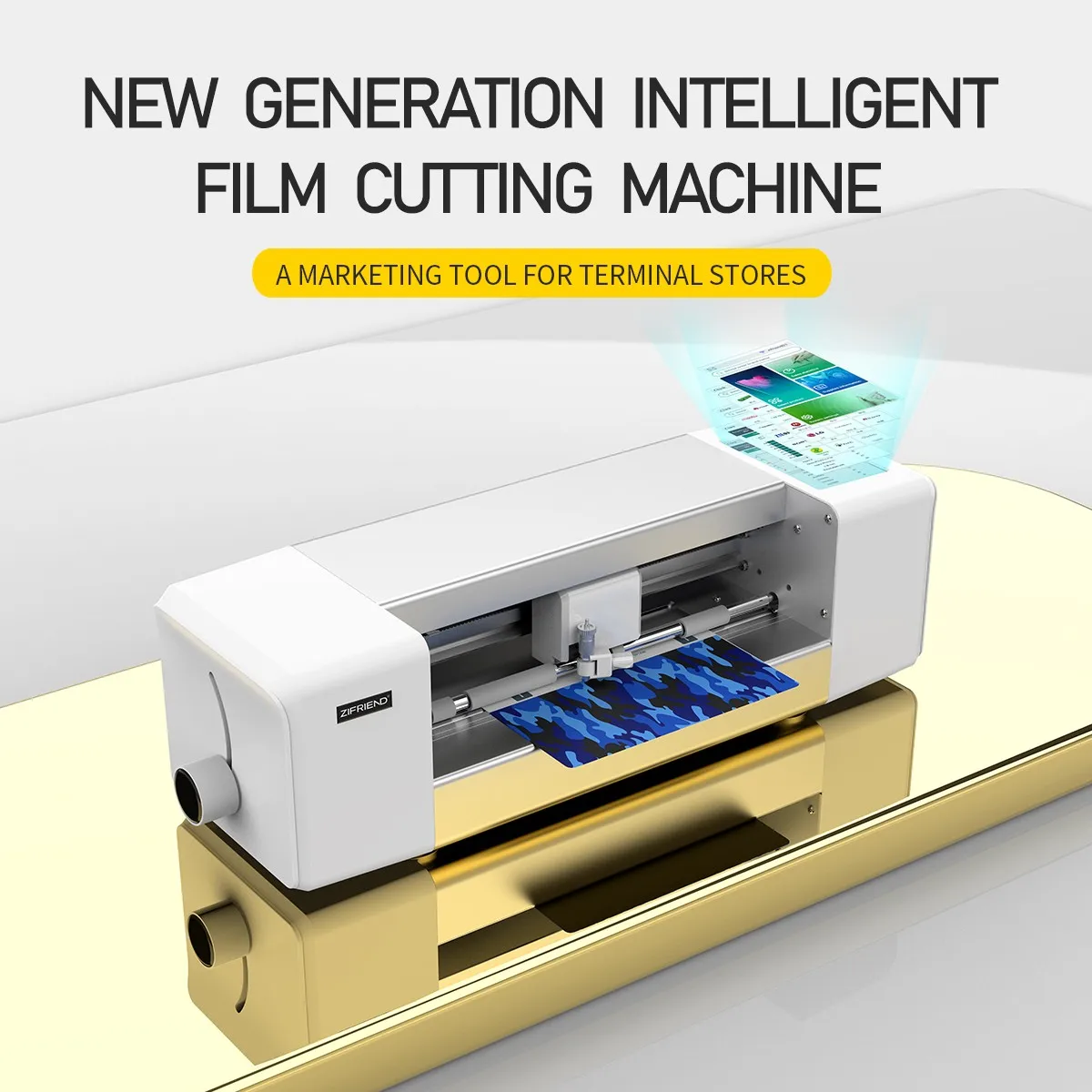 HanShang Intelligent Back Cover Front Cover Mobile Phone Screen Protector Cutting Machine Tpu Film Plotter Cutter Making Machine