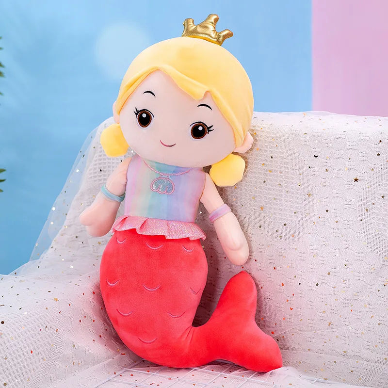 Hot sale Soft Lovely Fish Tail Toy Princess Doll Mermaid Plush Pillow Presents for Kids