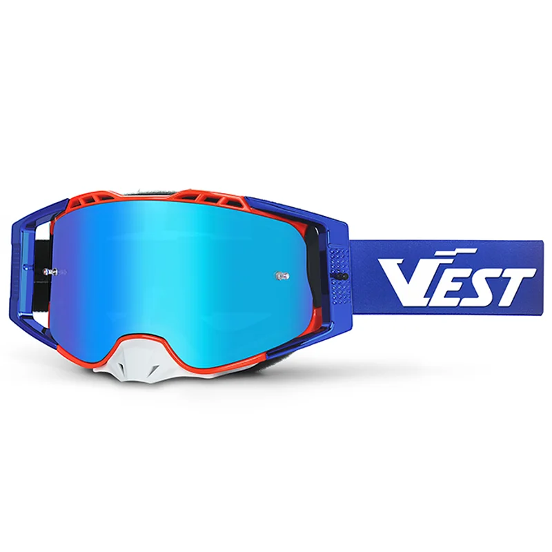 New MX Motocross Goggles With Tear Off Films Roll Off Motorcycle Dirt Bike Goggles Custom Wholesale Off Road Motocross Goggles