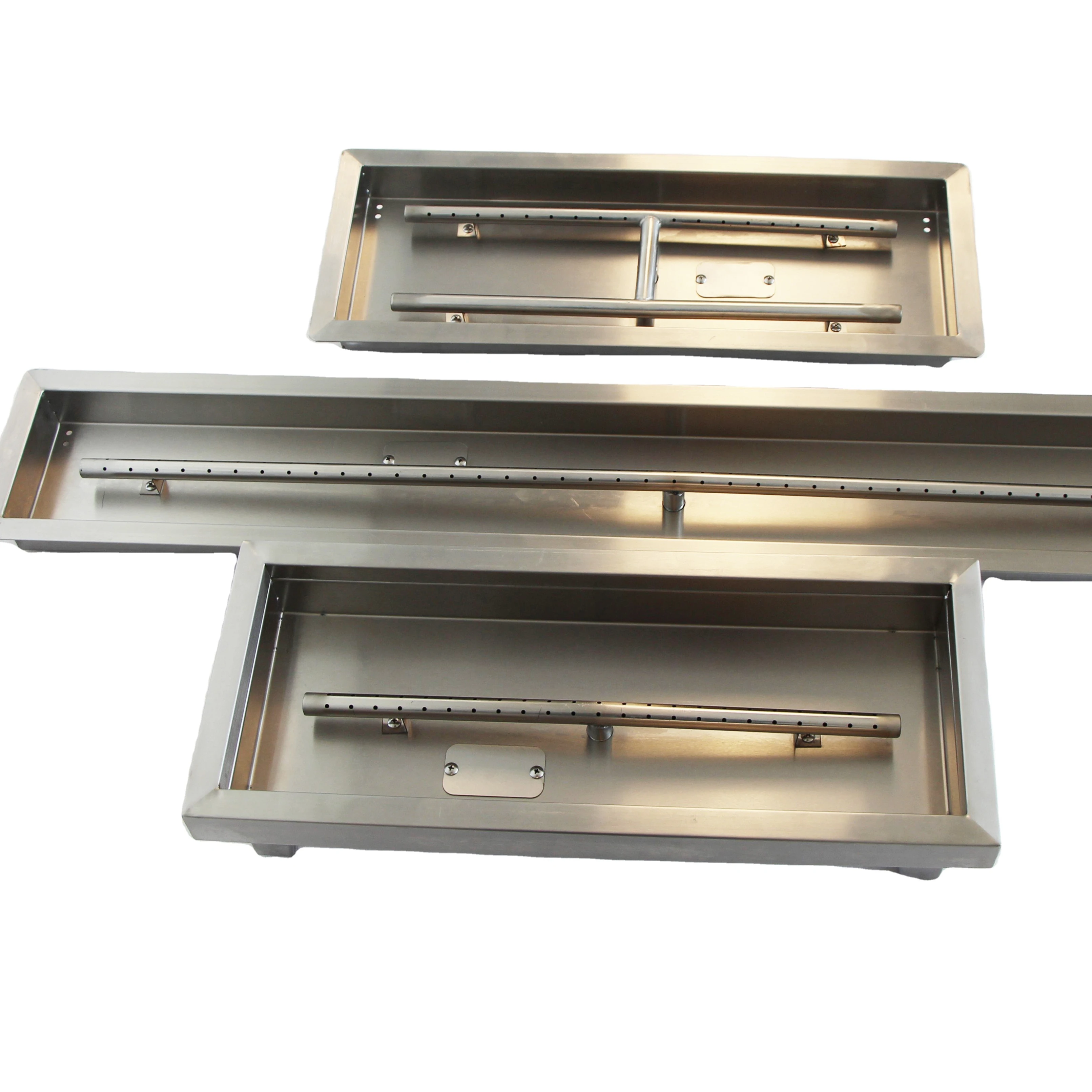 36 inch SUS gas firepit pan system