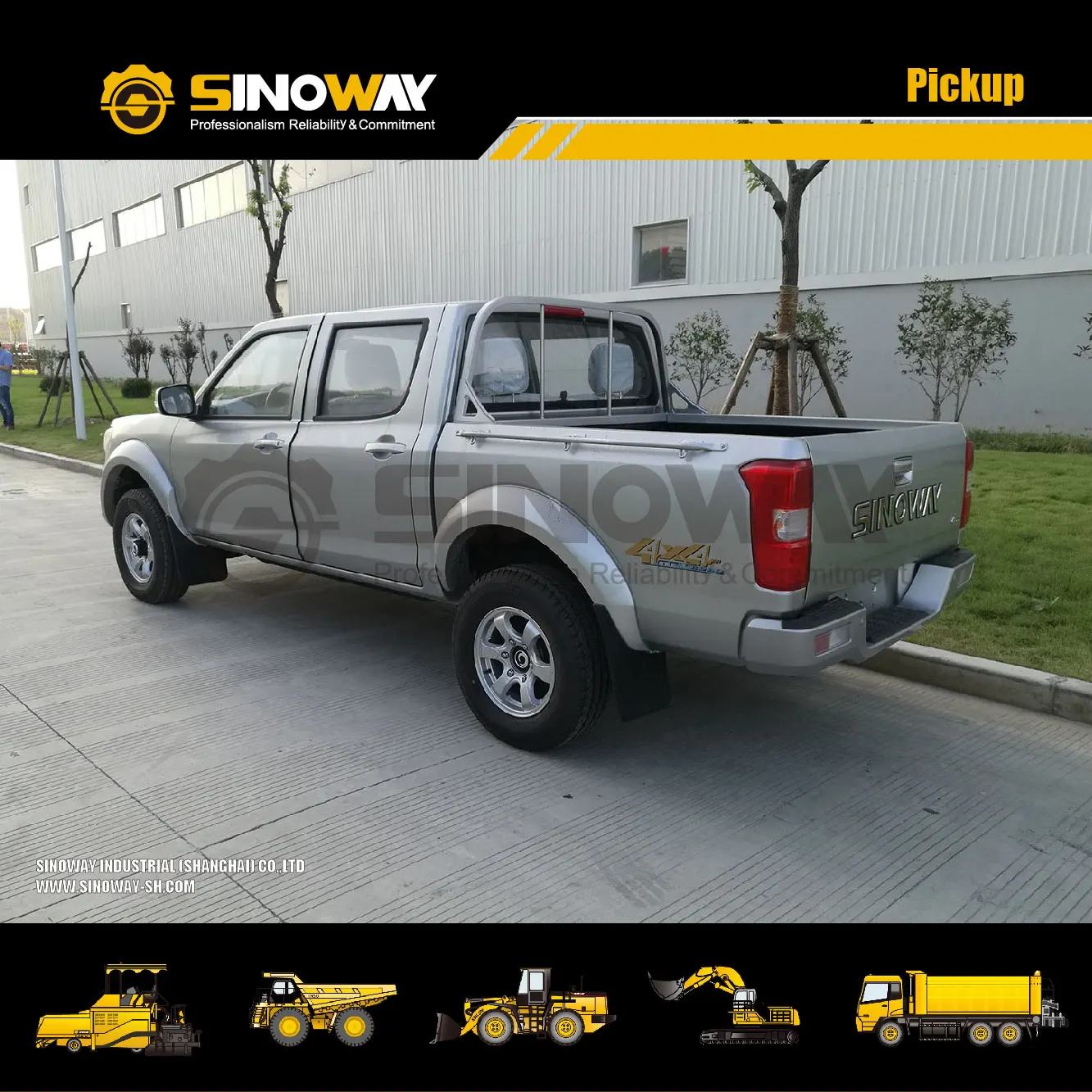  Мини Пикап 4x4 пикап с двойной кабиной для