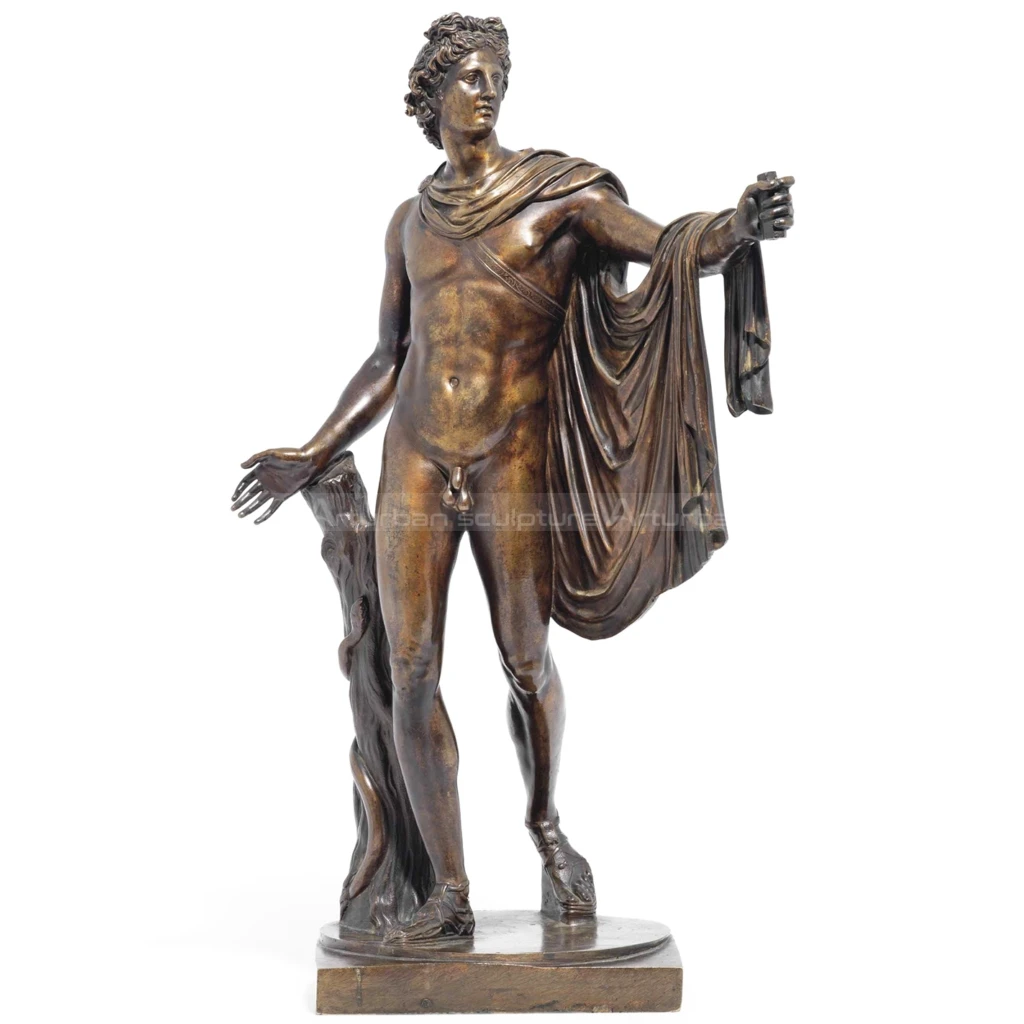 home decor roman statue customized Apollo Bronze Sculpture