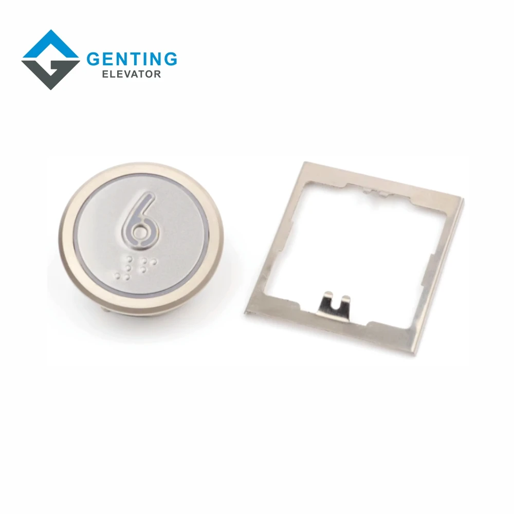 Elevator lift parts BLT elevator push button MVLA2-1 White light