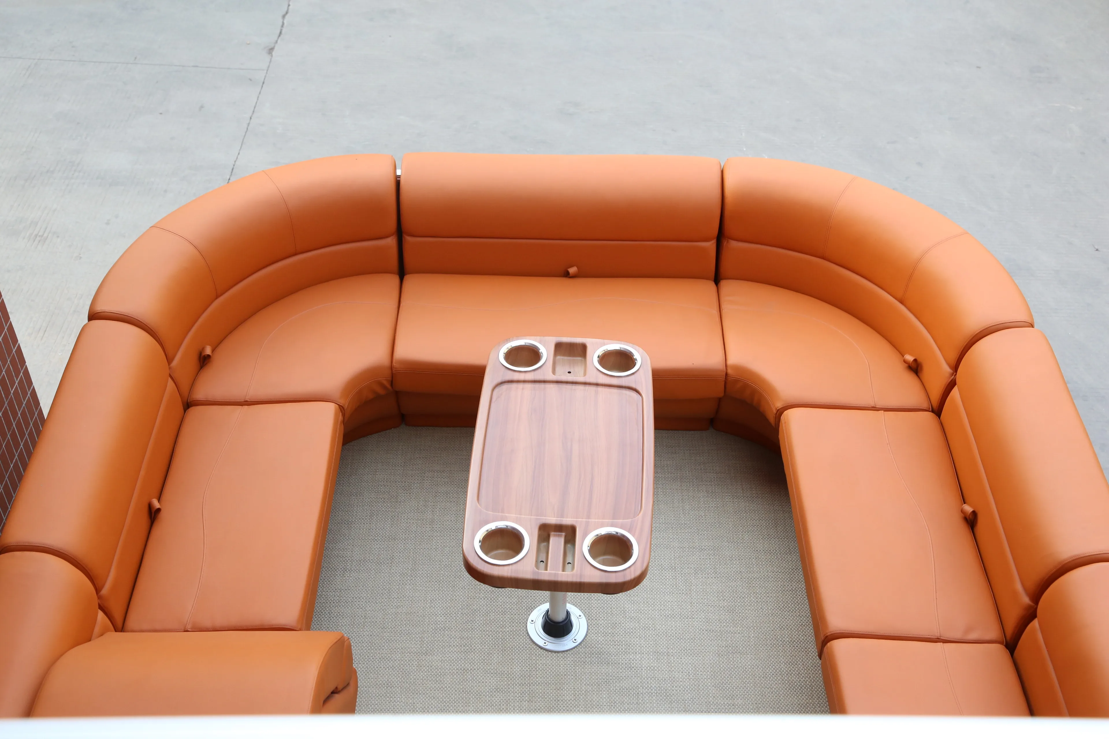 Ecocampor 30ft Double Floor Pontoon Boat with Slide Washroom and  Swing for Party