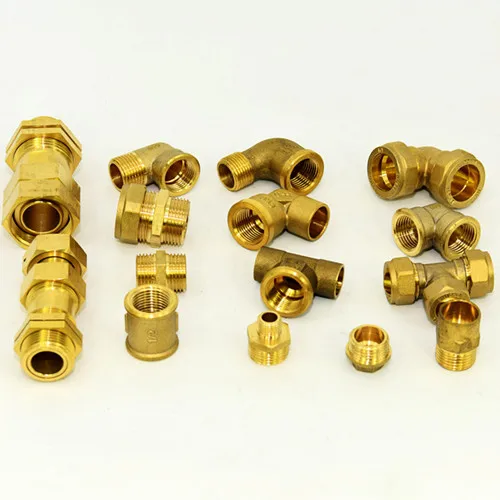 wholesale customized brass thread reducer male/female nipple copper pipe fittings